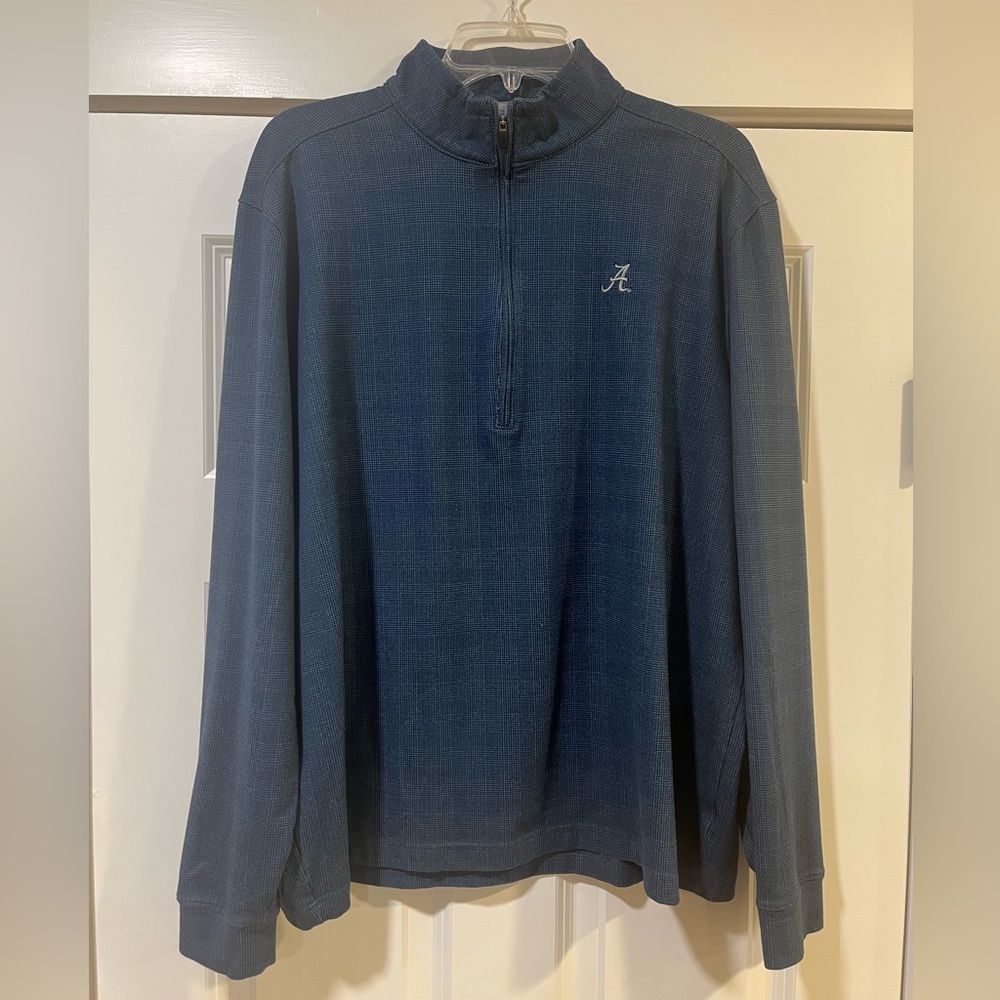 Johnnie-o Alabama navy half zip pullover